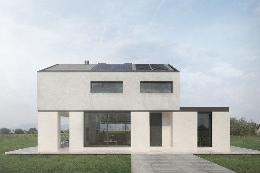 Una casa sostenibile che unisce all'architettura un'altissima efficienza energetica